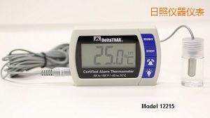 日照認(rèn)證的報(bào)警溫度計(jì) 內(nèi)外傳感器